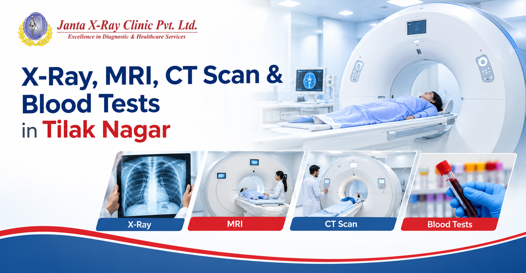 X-Ray, MRI, CT Scan & Blood Tests in Tilak Nagar