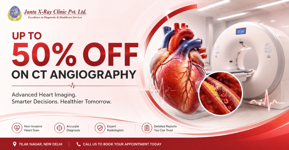 50% Off CT Angiography in Tilak Nagar | Janta X-Ray